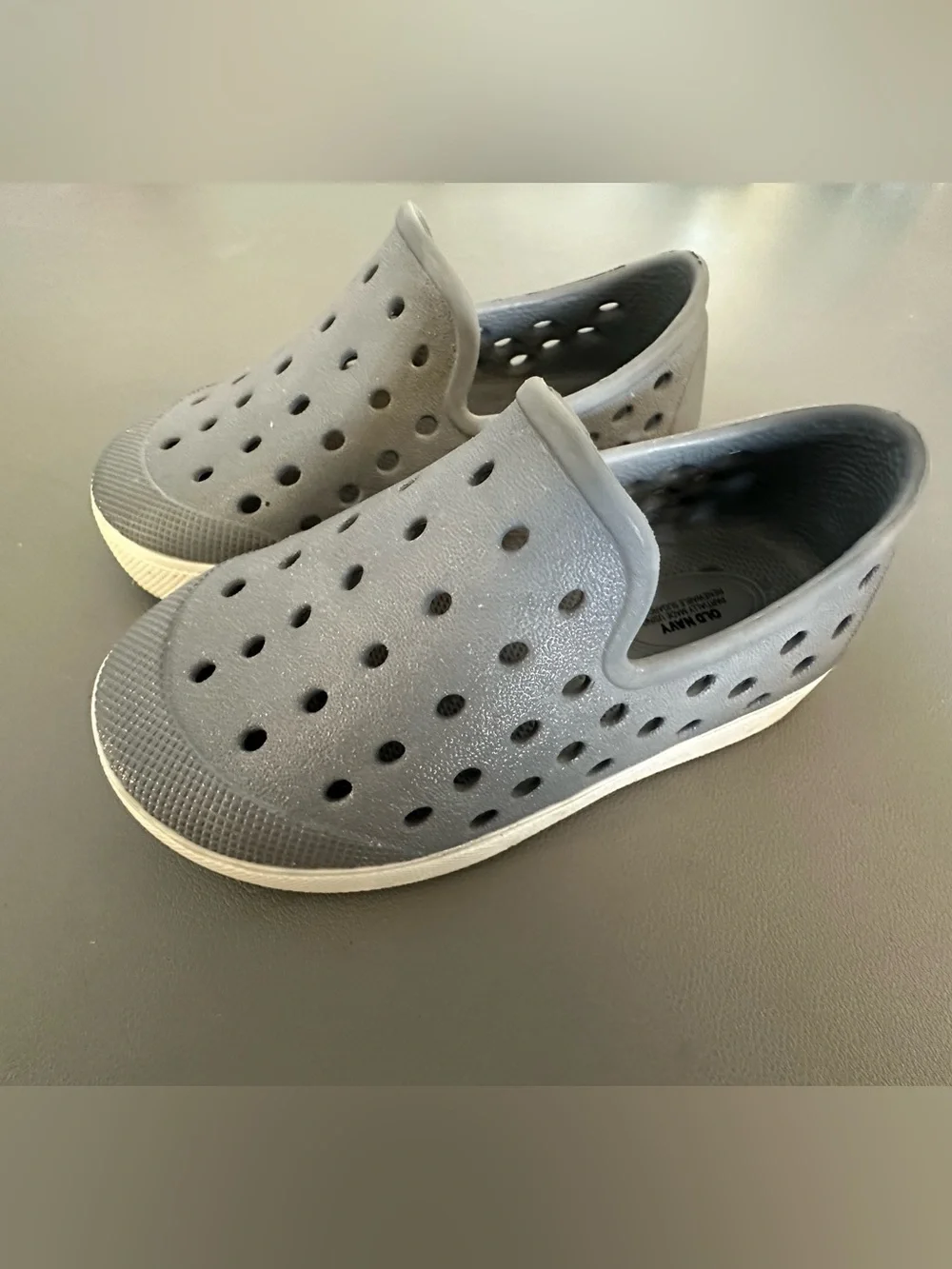 Kids Old Navy Casual Slip-On Clog in Gray